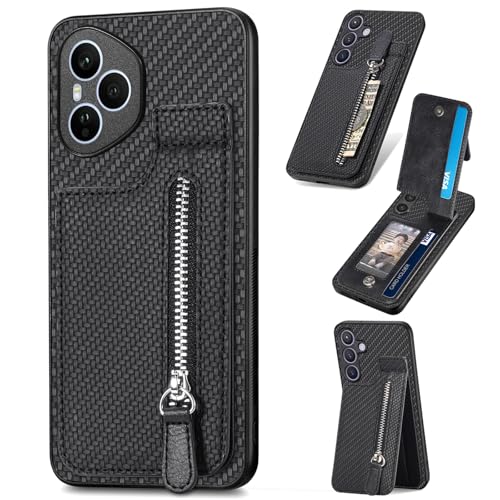 Coque portefeuille pour Honor 400 noire au design fin et finitions haut de gamme