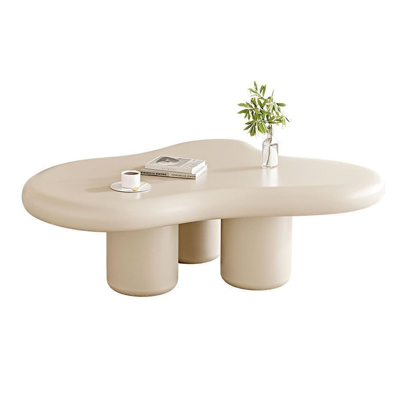 Table basse cloud originale 100 cm stable et robuste avec ses 4 pieds cylindriques