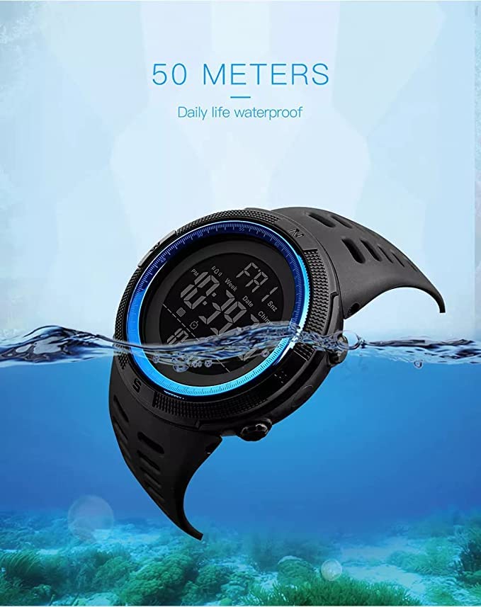 Image of RUSTET Outdoor Sports Digital Black Dial Mens Boys Watch
