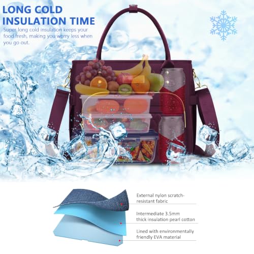 MIYCOO Large Tote Lunch Box 18L