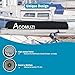 ACOMUZI Inflatable Dock Fenders Heavy Duty, 6ft*14in/10ft*18in/10ft*24in Large Boat Bumpers for Docking with 2 Ropes, Boat Fenders for Docking Large Boat Dock Bumpers