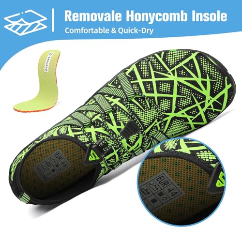 Image of Mishansha Water Shoes for Women Men, Quick-Dry Barefoot Swim Shoes with Drainage Holes, Lightweight Aqua Shoe for Beach Pool River Boating Yoga Walking