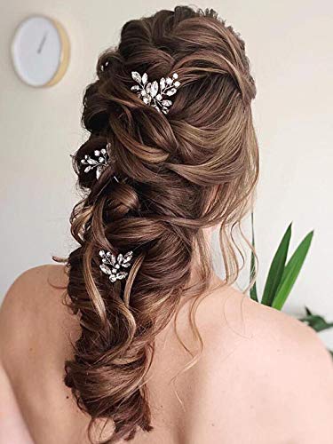 Jakawin 20191202002 Crystal Bride Wedding Hair Pins Silver Rhinestone Hair Piece Bridal Hair Jewelry Accessories thumb #5