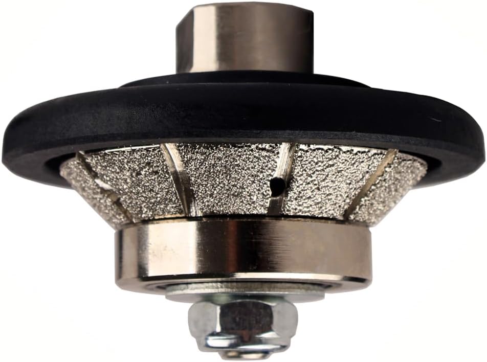 E10(3/8") 10mm 45 Degree Bevel Edge Diamond Hand Profile Wheel/Router Bits with 5/8-11 Thread for Granite Countertop