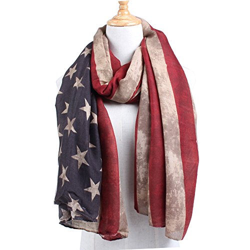 Vintage America Flag Unisex Shawl Scarf3