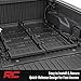 Rough Country Slide-Out Truck Bed Cargo Tray - Mid-Size Bed Organizer for 5' & Shorter Beds, Heavy-Duty Polyethylene, UV-Protected, Easy Tailgate Access