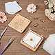 GOMAKERER Flower Press Kit 8 Lagiges Pressset Für Blumen Und Blätter Aus Holz Mit Werkzeugen Kleine Botanische Presse Für DIY Kunst Mit Gepressten Blumen, 7.6x7.55x0.85cm
