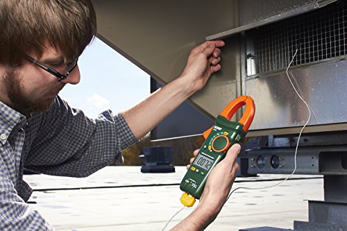 Image of Extech MA443 400A True RMS AC Clamp Meter with Non-Contact Voltage Detection, 1.2-Inch Jaw Opening, AC Current Measurement, Continuity, Resistance, Capacitance, Frequency, Data Hold, Backlit Display