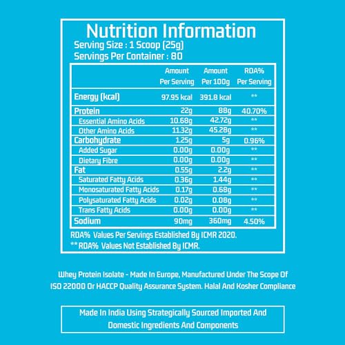 Image of Myfitness iWhey H2O | 88% Protein Per Serving | 100% Whey Protein Isolate | Added Colostrum | Added Digestive Enzymes | Whey Protein Powder (Choco Pebbles, 2kg (80 servings)) (2kg (80 servings), Double Rich Chocolate)
