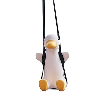 Super Cute Swing Duck Mirror Hanging Car Interior Accessories car Rearview Mirror Pendant Decoration