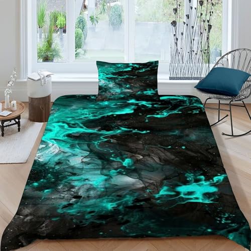 Housse de couette imprimée avec fermeture éclair pour un lit simple rapide à border - 3