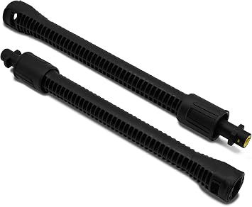 DERASL Spray Lance Extension Fits K2-K7 Pressure Washer 0.4M 2 Pack | Compatible With Karcher,Hard Abs Build,Extra Long Reach,Bolt Anti Slip Joint,High Zone Clean,Garden Car Use,Fit Brush Attachm