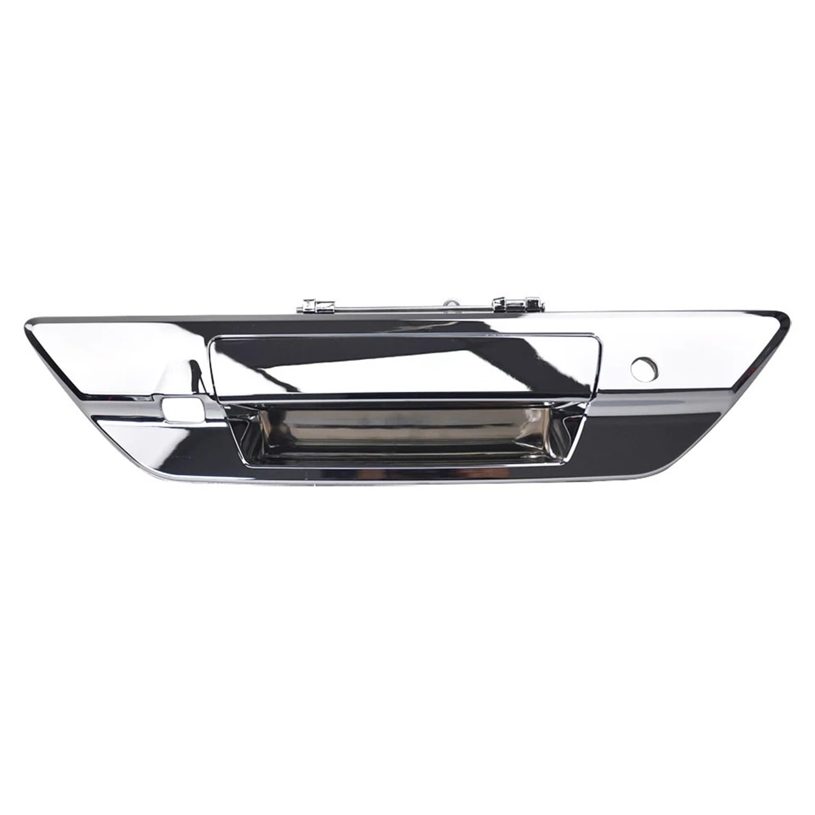 fundas de manija para puerta Trim Manija de puerta trasera con orificios para llave cámara 69090-0K110 690900K110 Compatible Toyota Hilux Revo 2015-2018 Manilla Tirador Lateral(Silver A)