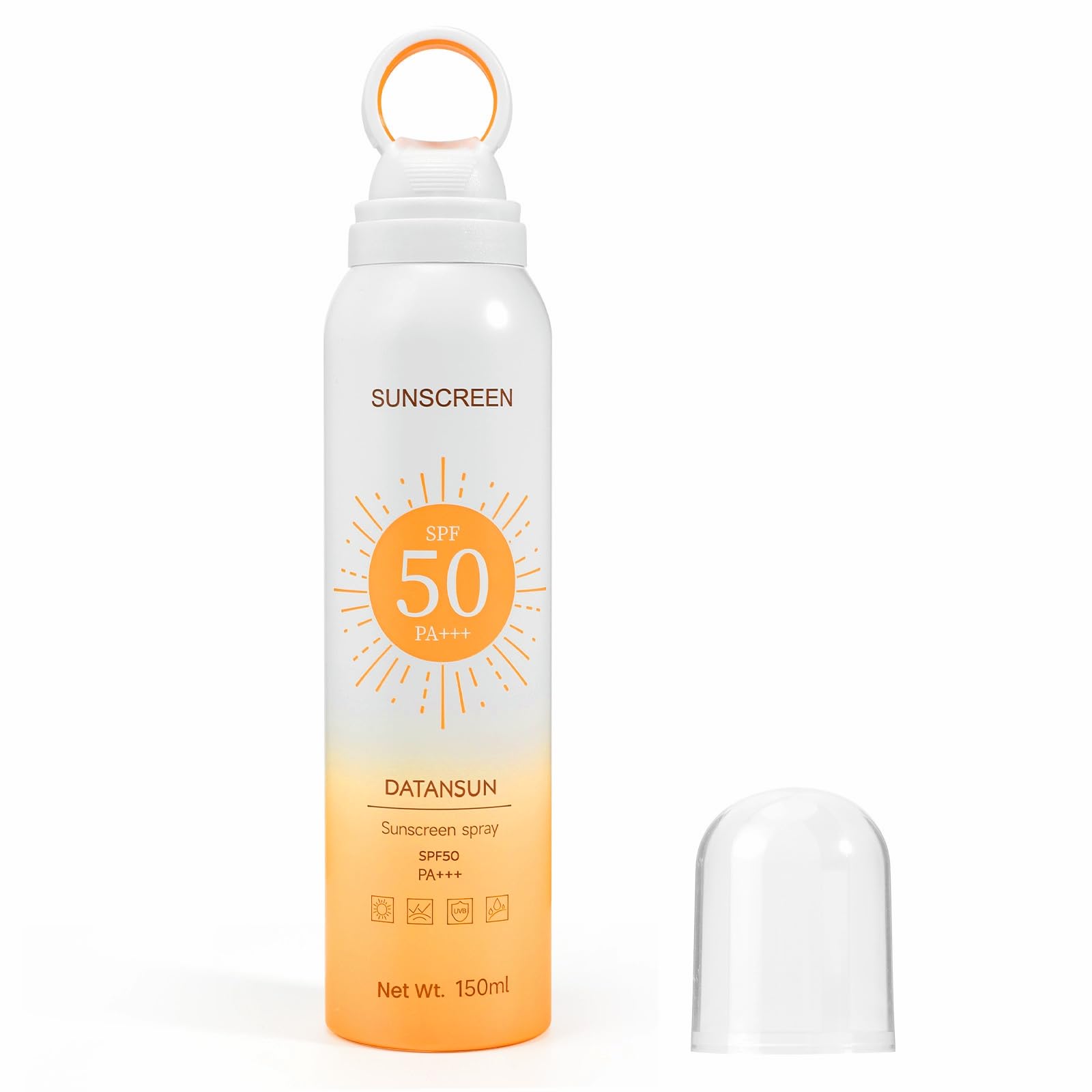SPF 50 Sunscreen Spray For Face Body Lightweight Water Proof Travel Size Reef Safe Sunscreen Spary 5 07oz