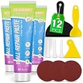 JETMORE Drywall-Repair-Kit, 12 Pack Spackle Wall Repair, Wall Hole Filler, Wall Putty Hole Repair, Wall Mending Agent Quick and Easy Solution, Plaster Wall Repair, Spackle for Drywall