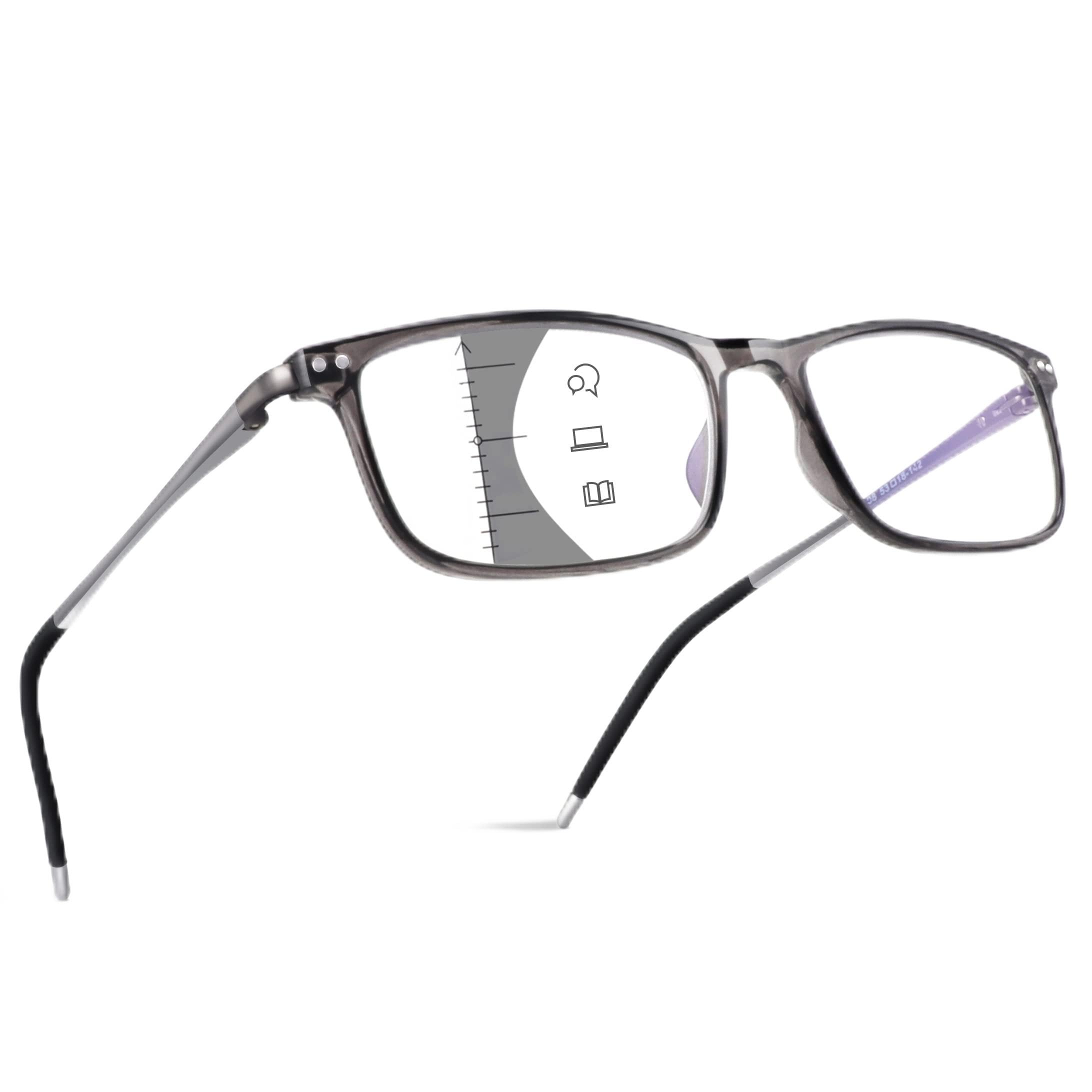 SKYOAK Superb Extrem Light Progressive Multifocus Aluminium Arm TR90 Rahmen Blaulicht Multifokal Lesegeräte