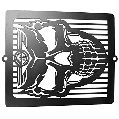 Image of Jawa Radiator Grill Guard Skull Face Black For Jawa 42.Jawa Perak, Classic