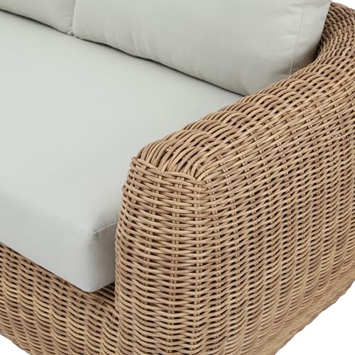 Image of POLY & BARK Corto 114.5 inch Corner Sectional with Expansive Seating, Clean Modern Lines, and Relaxed Cushioned Comfort for Open Living Areas