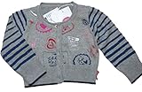 Bedruckt, mit Knopfverschluss Cakewalk: Cardigan,GRAU (104)