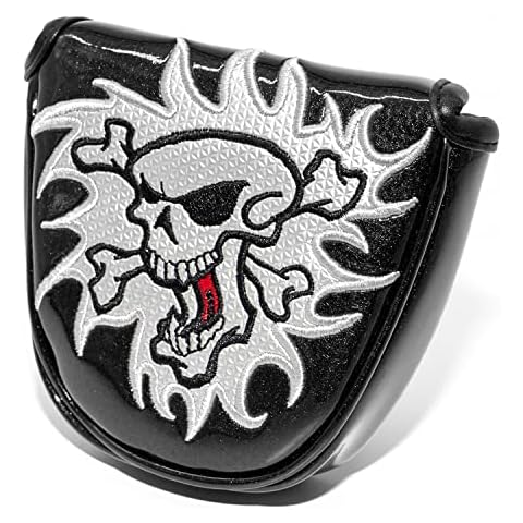 Mykepoda Golf Skull Skeleton Putter Cover Cover