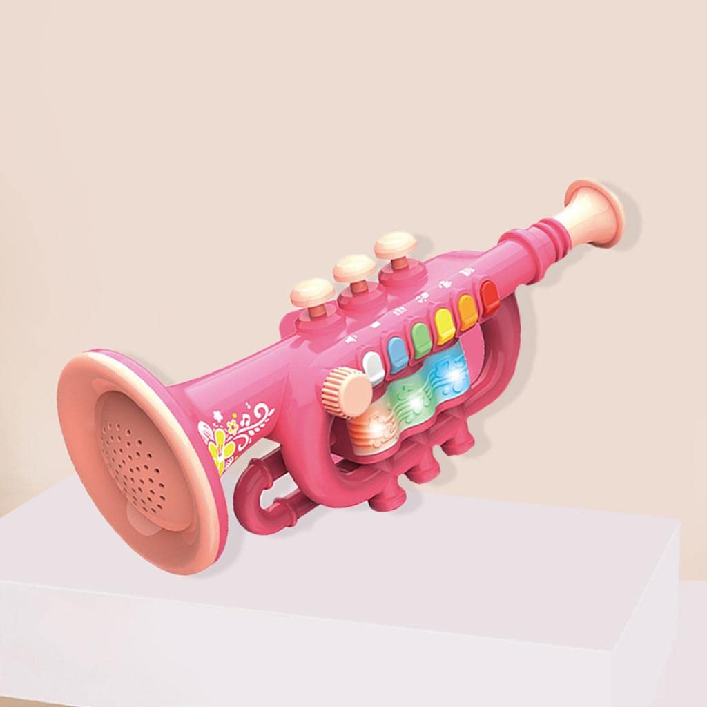2 zestaw symulacji saksofon/trąbka/klarnet instrument muzyczny zabawki i muzyka światło trąbka czerwony