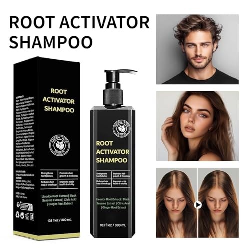 Root Activator Shampoo– Anti Hair Loss Treatment | Reduces Shedding, With Natural Regrowth Formula | Thickening & Nourishing For All Hair| Reduce Shedding,Smooths Hair, 1PCS — view 5
