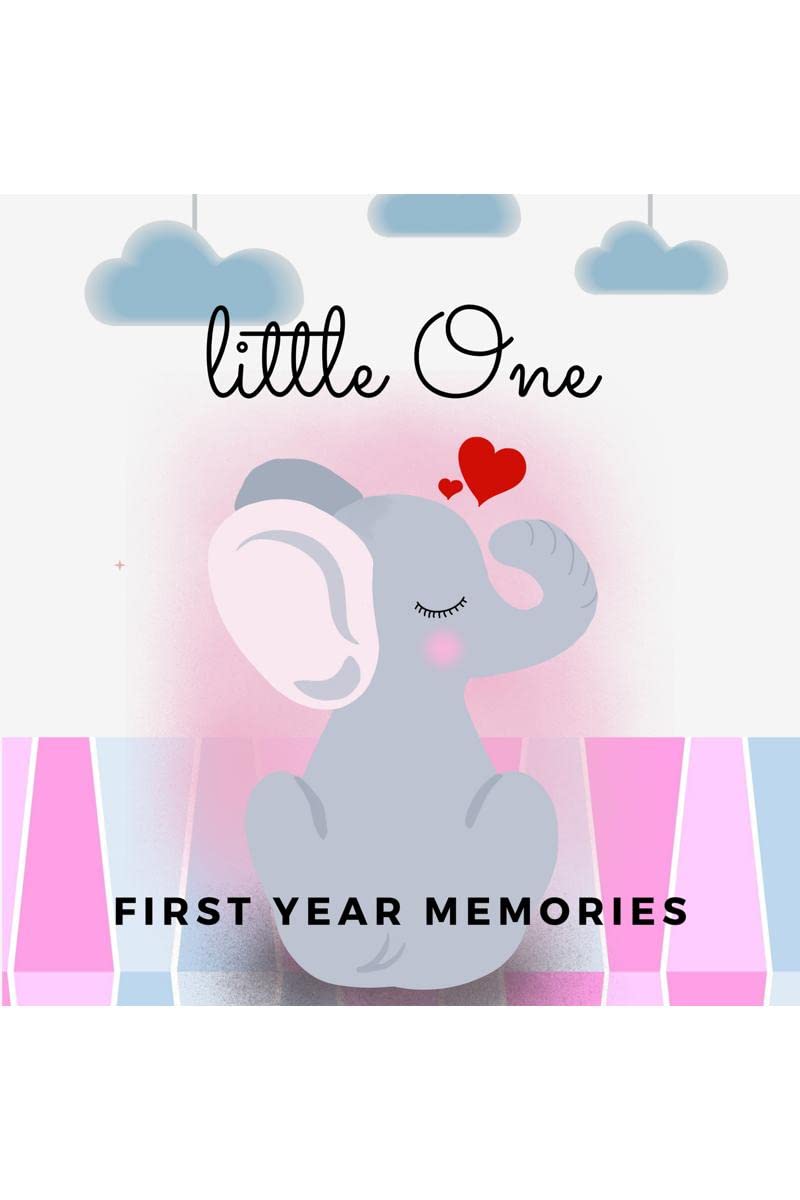 First Year Memories : My Precious One First Year Illustrated with Photos from Pregnancy to Birth, Growing Up to The First Birthday Party (Color Printed Interior, Premium Paper)