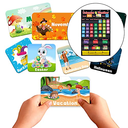 Organizador de de calendário em e gráfico de de previsão do tempo - Todos os Pendurar na parede