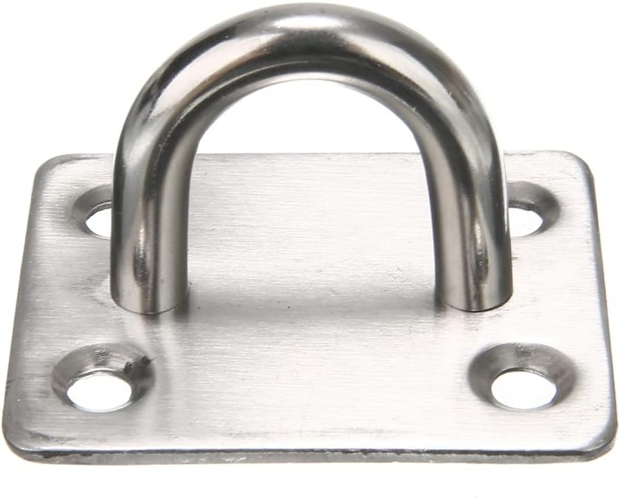 JSEIAJB Stainless Steel Door Lock Buckle Hasp Staple Gate Shed Latch Plate Clasp for Padlock Security