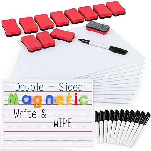 Gamenote Small White Board Set Double Sided Dry Erase