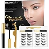 10 Pairs Magnetic Eyelashes Reusable Lashes With Applicator Natural Look | 2 Magnetic Eyeliner No Glue Needed | Magnetic Lashes With Tweezer, Natural Magnetic Eyelashes Soft & Waterproof - Image 1