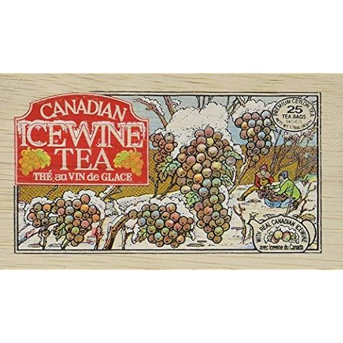 Metropolitan Canadian Ice Wine Tea In Decorative Wooden Box 25ct Cover