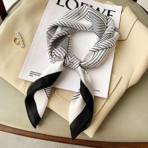 Satin Silk Head Neck Scarf for women Scarf Shawl Fashion Scarves ladies versatile square 29.5 inches3