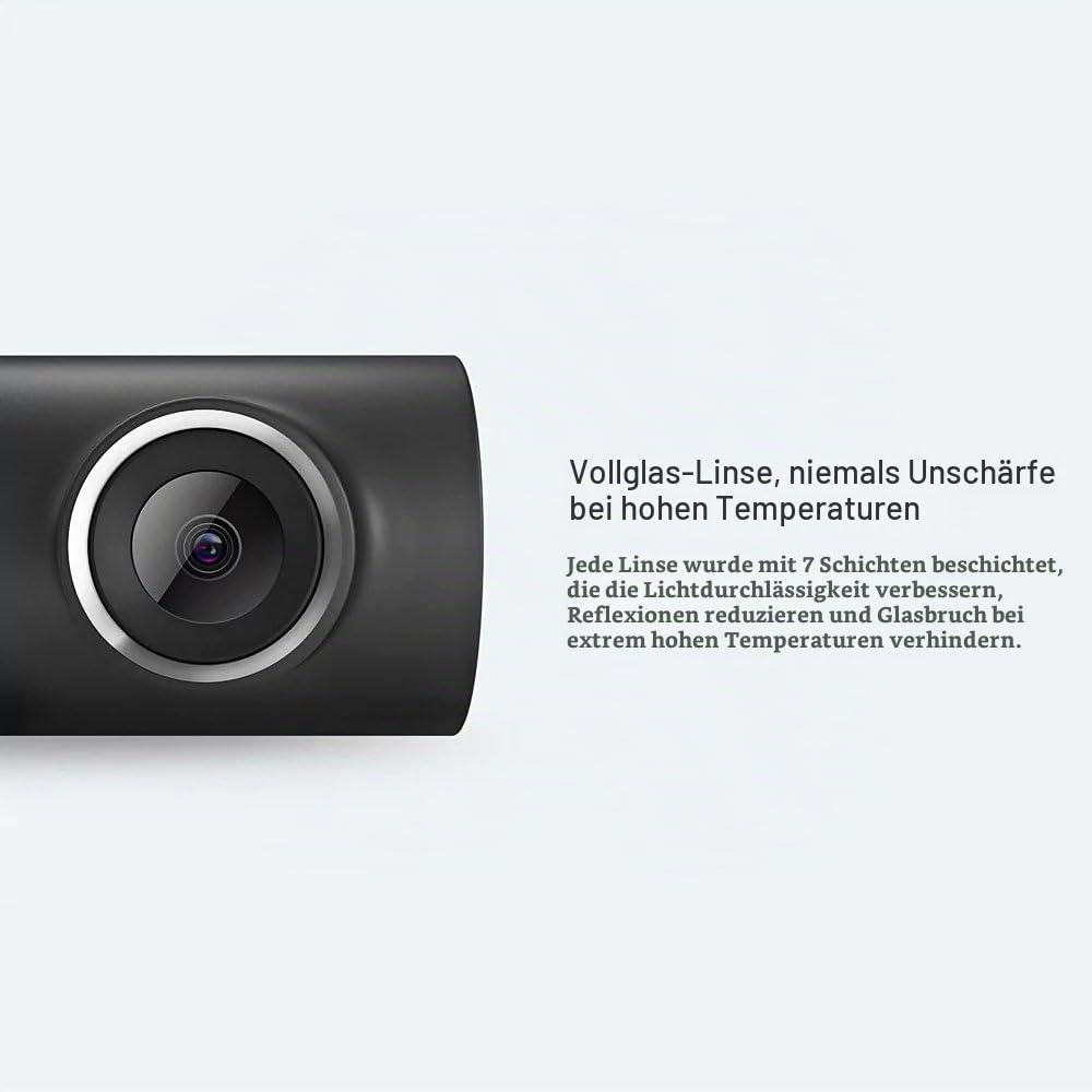70 Mai Englisch Sprachsteuerung Auto Dash Cam, 1080 P Full HD 130 Grad WiFi 128 MB Flash Nacht Version G-Sensor Auto Kamera DVR mit Loop Record