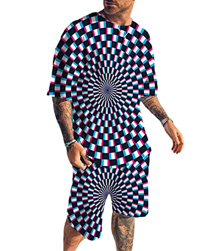 Costume d'été pour homme AXEBHPED idéal pour la plage et la ville