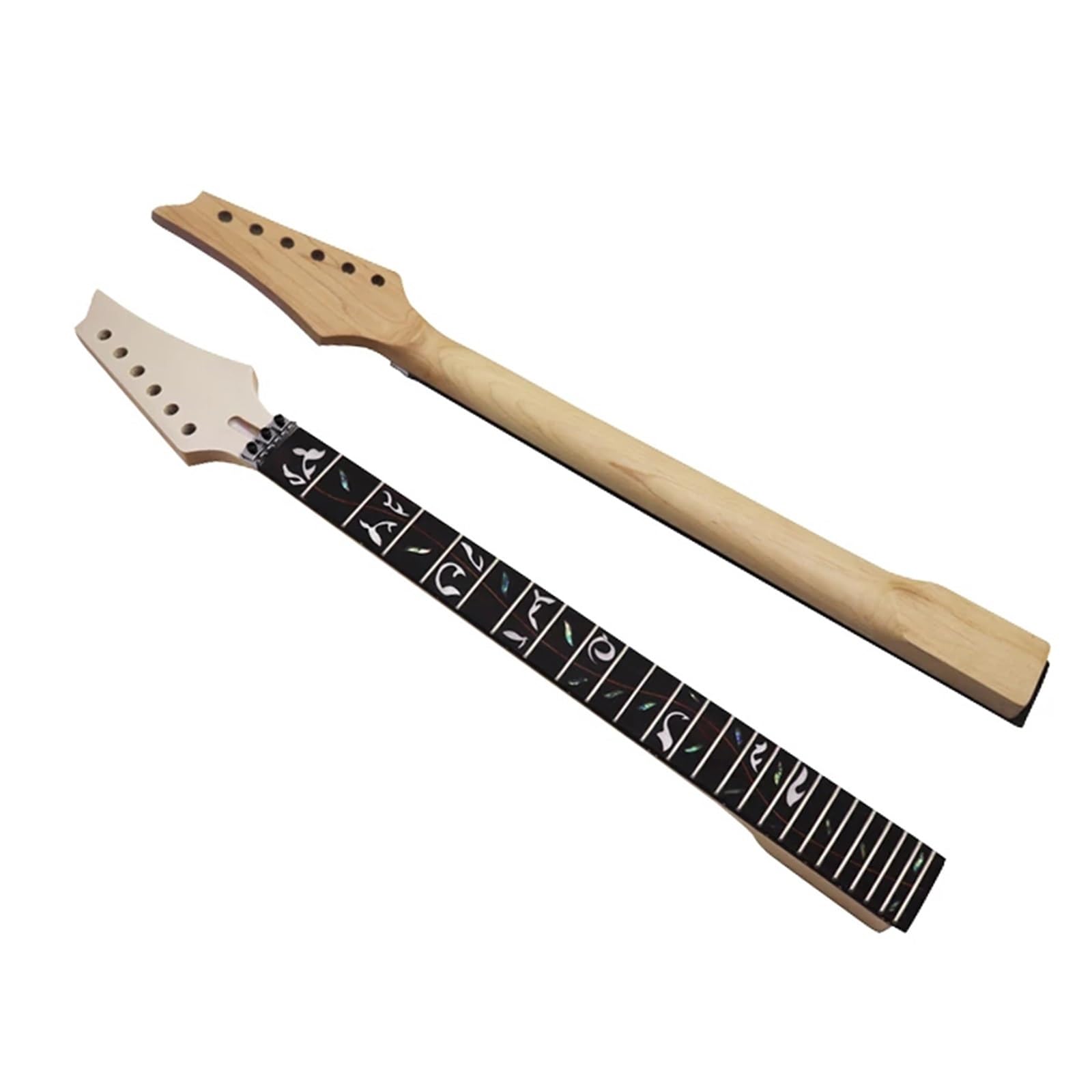 DIY Gryf Gitarowy 6 Strun 24 Progi Palisander Podstrunnica Klon Gryf Do Gitary Elektrycznej Z Podwójną Korbą