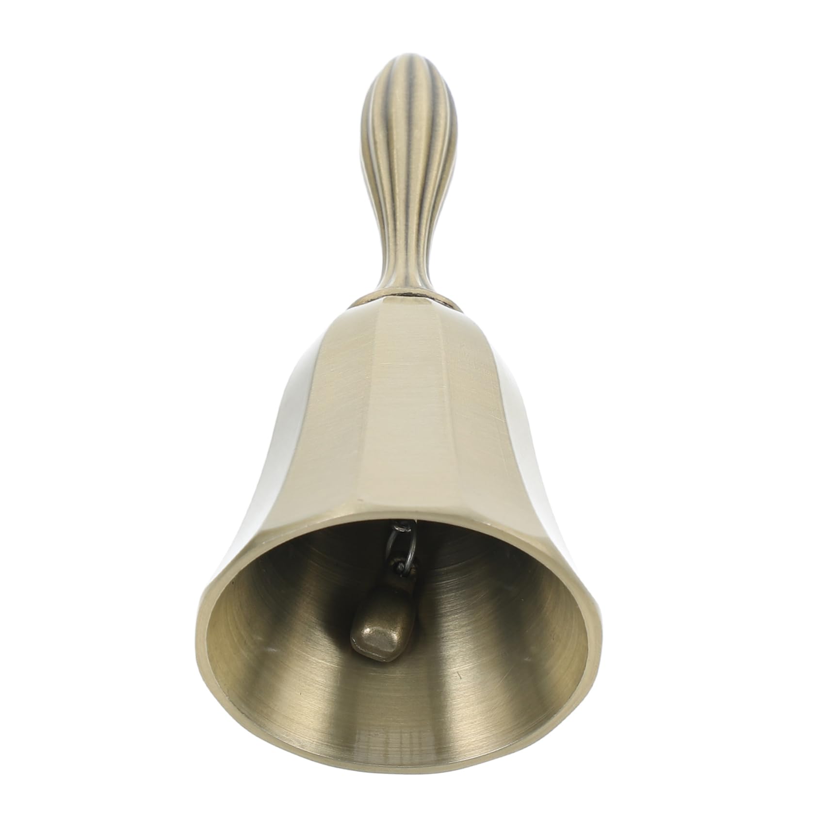 Housoutil Hand Call Bell Super Loud Metal Dinner Bell for Classroom Weddings Seniors Bedside Use Design with Sound Versatile Food Service Shopkeeper Bell