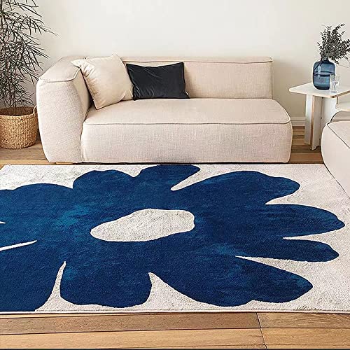 Tapis anti-glisse grand tapis doux pour sol froid salon et chambre