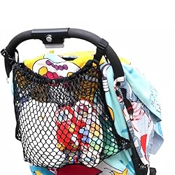 Ymeibe Stroller Caddy Organizer Extra Large Storage Space, Universal Fit