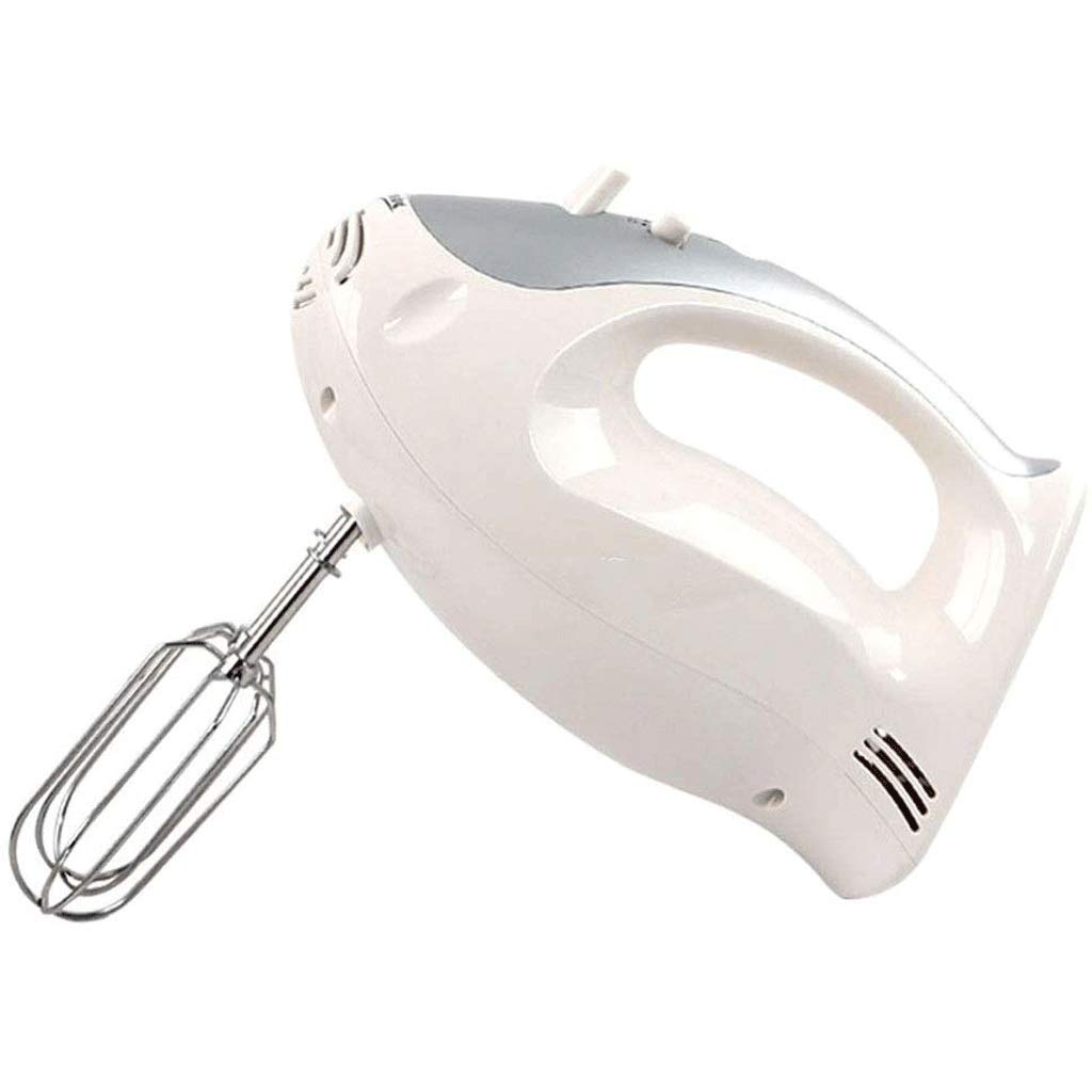 Electric Hand Mixer Whisk with Stainless Steel Attachments 5-Speed and Button Includes Beaters Dough Hooks and Balloon Whisk