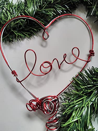 Heart Love Tree Topper In Red, Black, Pink And More For Christmas, Valentine's Day Decorating #TOP1