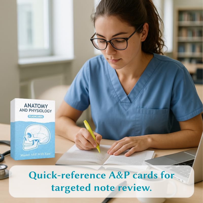 Anatomy and Physiology Flashcards - Double-Sided