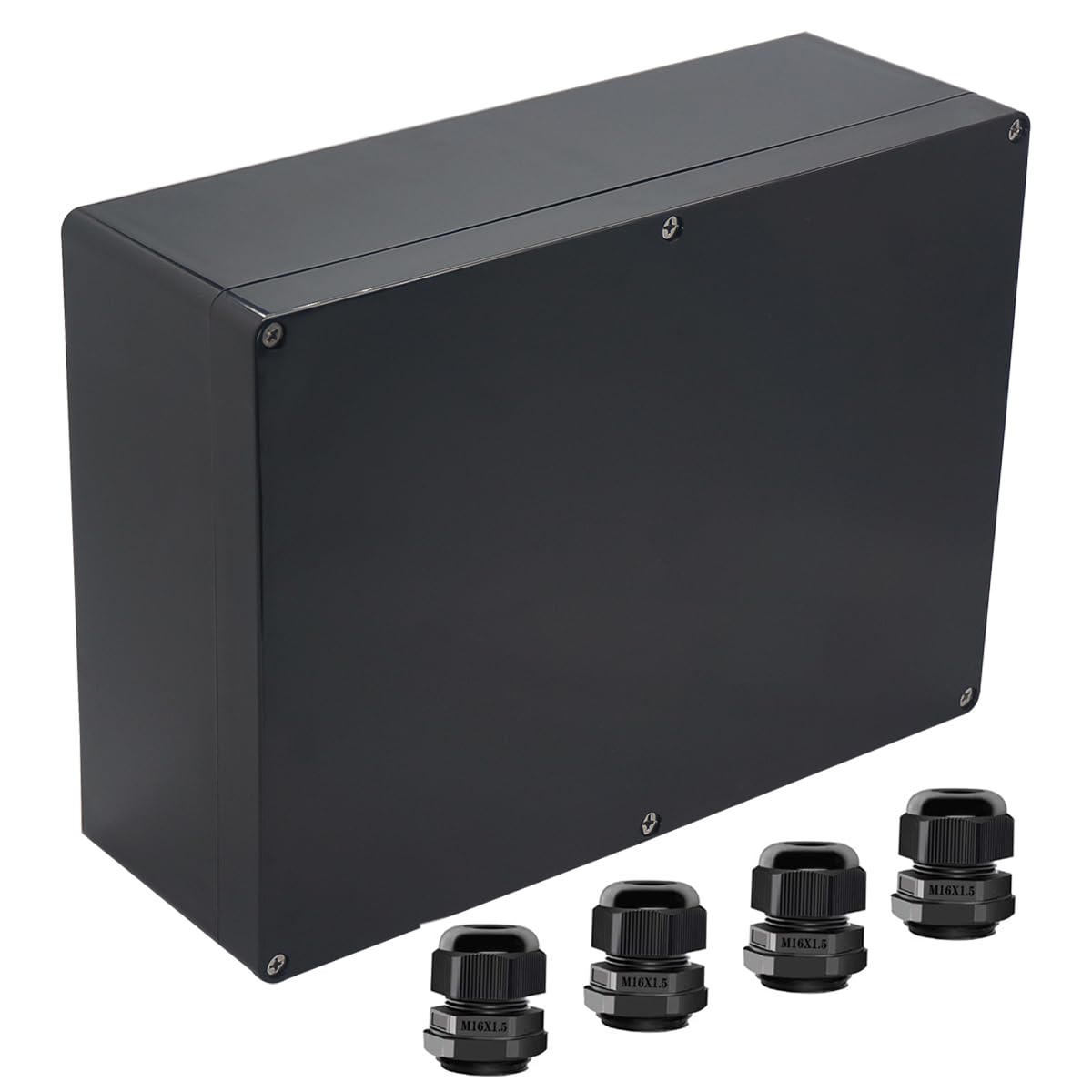 2Packs Junction Box IP65 Waterproof ABS Plastic Electrical Project Case Power Junction Boxes, Project Box with Fixed Ear Black 3.94x2.68x1.97 inch(100x 68 x50 mm) — Amazon image 31