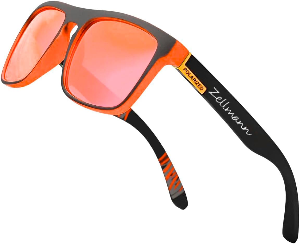 Óculos de Sol Polarizado Masculino Quadrado Moderno com Proteção UV400 Moda e Esporte