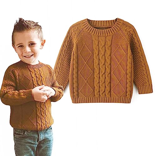 Curipeer Cable Knit Sweater, Toddler Crew Neck