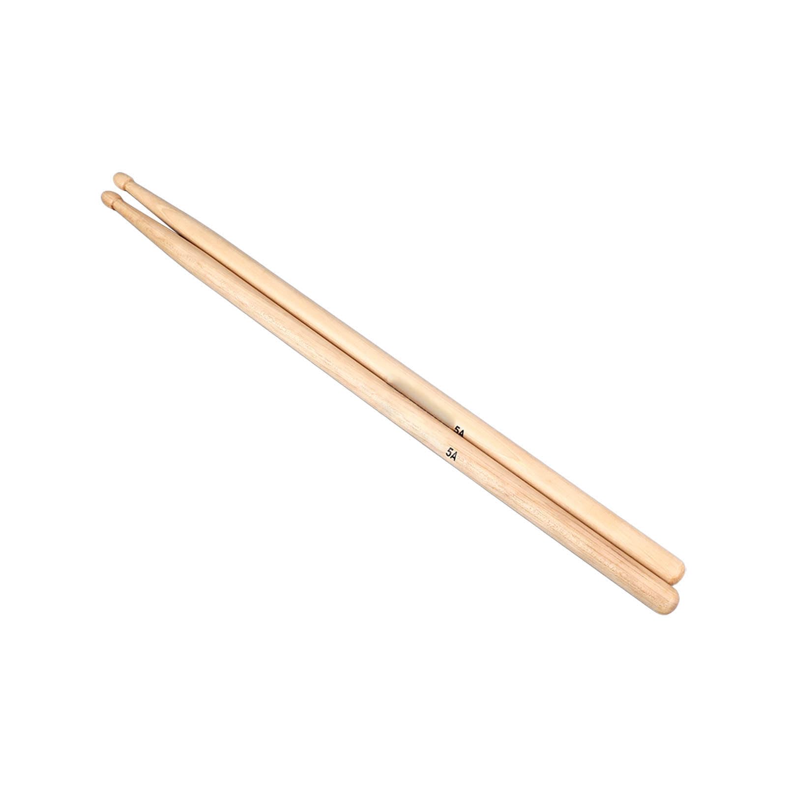 20 Bacchette Per Batteria 5A In Legno D’Acero Con Impugnature Antiscivolo 5 Colori – Lunghezza 40,6 Cm, Diametro 1,4 Cm, Suono Chiaro E Bilancia Perfetta