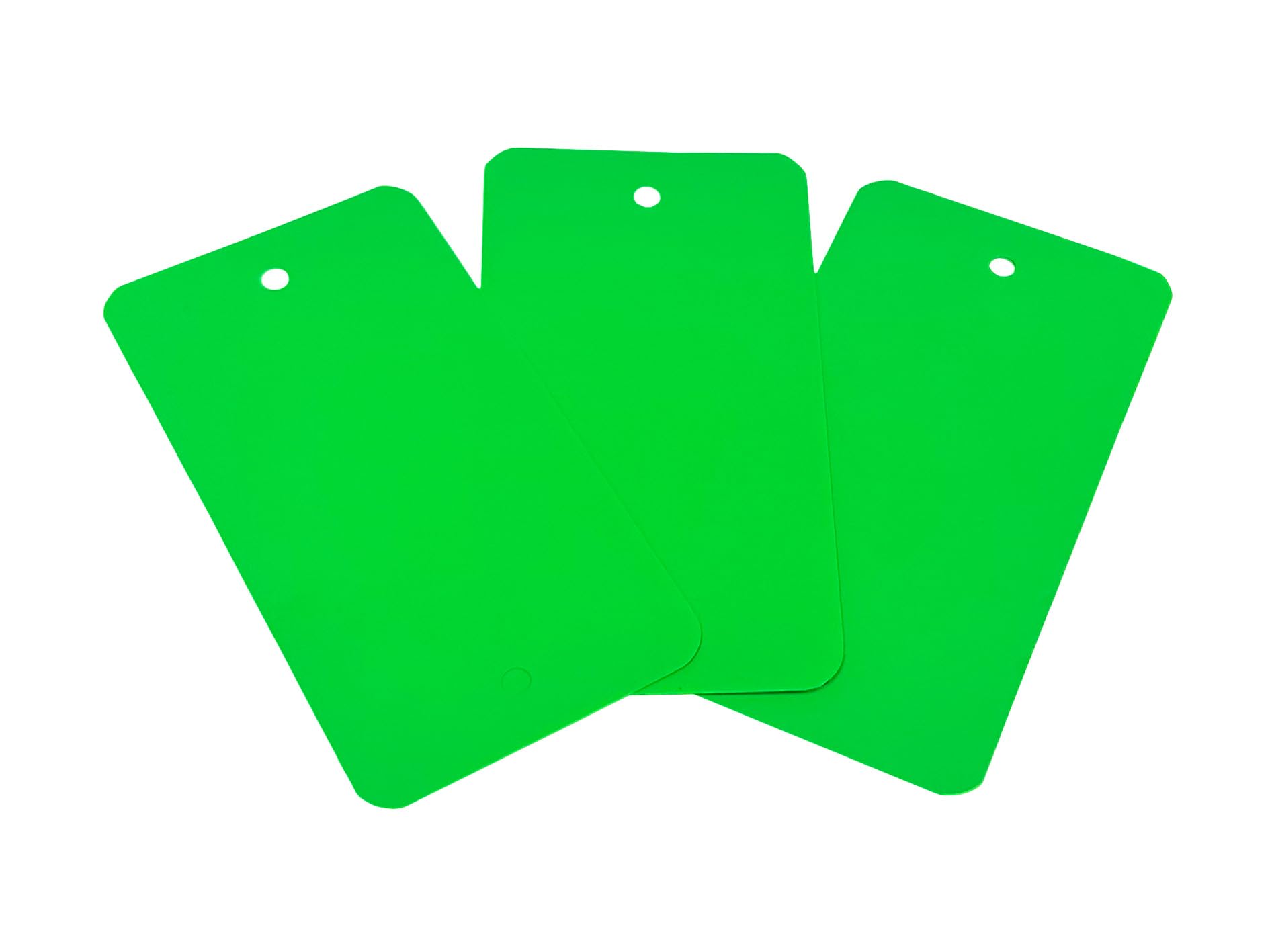 PVC-Labels Grün | 120 mm x 65 mm | 1 Packung à 1000 Stück | Strapazierfähige Etiketten für Lager, Logistik und Kennzeichnung