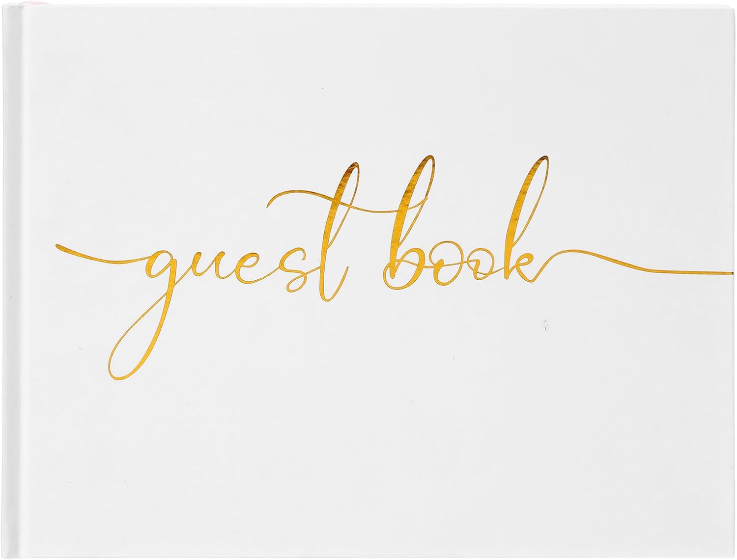 Amazon.com: CDXHOME Wedding Guest Book - 100 Blank Pages for Signatures ...