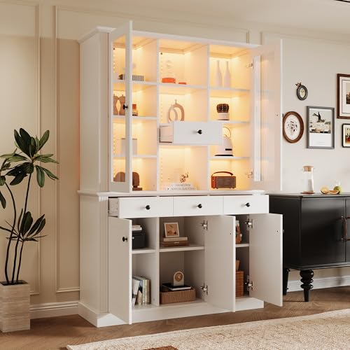 Vitrina de 119,5 x 40 x 180 cm, vitrina con 4...