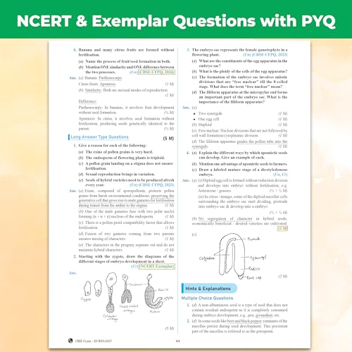 Image of PW CBSE Question & Concept Bank Class 12 Biology 2027 Chapterwise & Topicwise | NCERT Exemplar Concept Maps PYQs Mock Test 50% Competency Based Questions | Solved By Samridhi Mam & Aarushi Mam